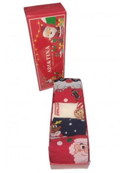 Set de 5 sosete, Santa Present, Copii, Mouse 2 X Mr. Cookie